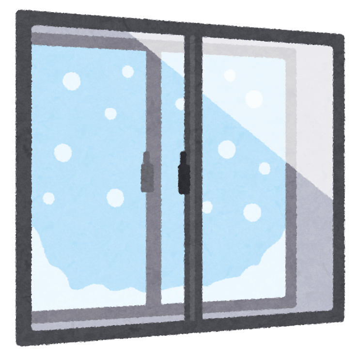 二重窓(雪)