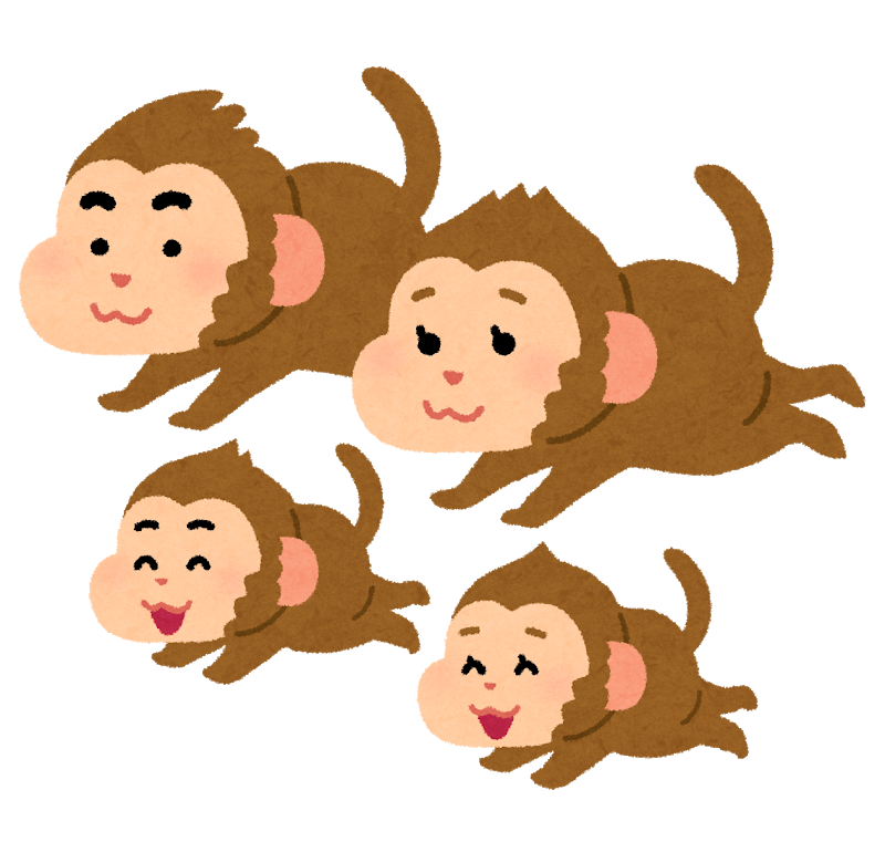 猴子家族(申年干支)