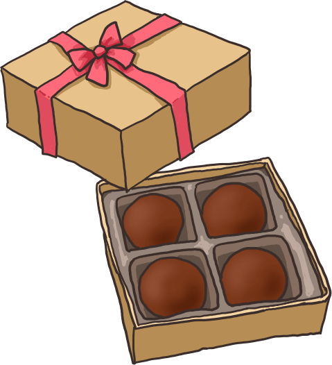 盒子里的巧克力