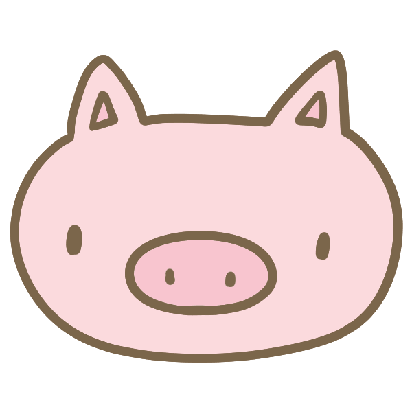 豚の顔 イラスト素材 超多くの無料かわいいイラスト素材