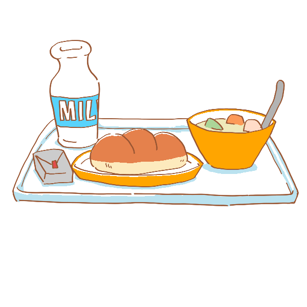 パンの給食 イラスト素材 超多くの無料かわいいイラスト素材