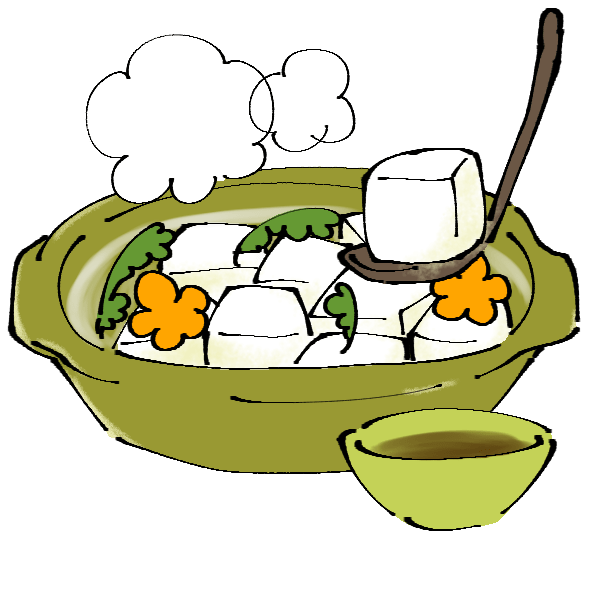 湯豆腐とタレ