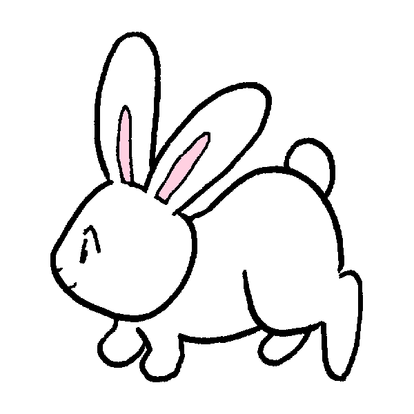 歩くうさぎ イラスト素材 超多くの無料かわいいイラスト素材