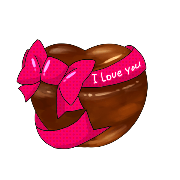 大きな愛のチョコレート