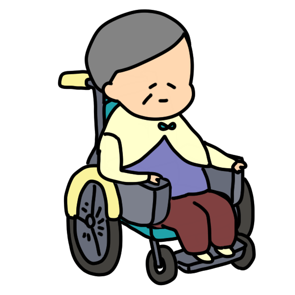 坐轮椅的奶奶