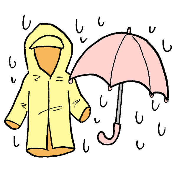 雨具 イラスト素材 超多くの無料かわいいイラスト素材