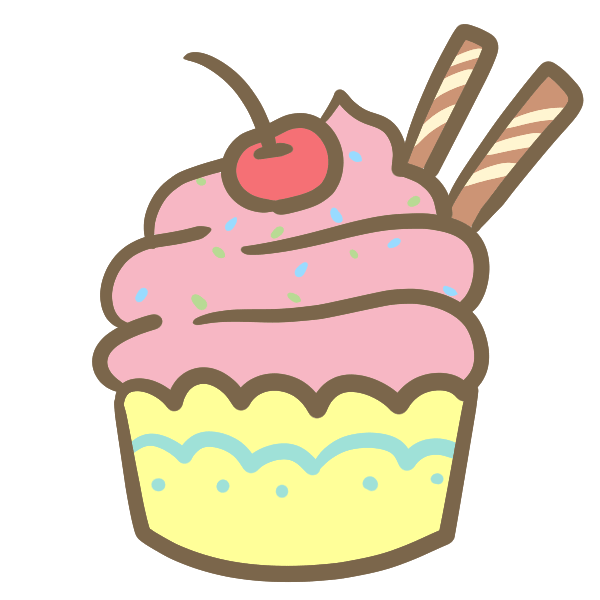杯子蛋糕(草莓奶油)