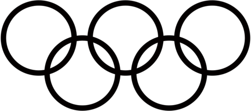 Olympic symbol of the Olympics