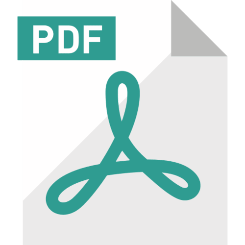 PDFファイルのフラットデザインアイコン