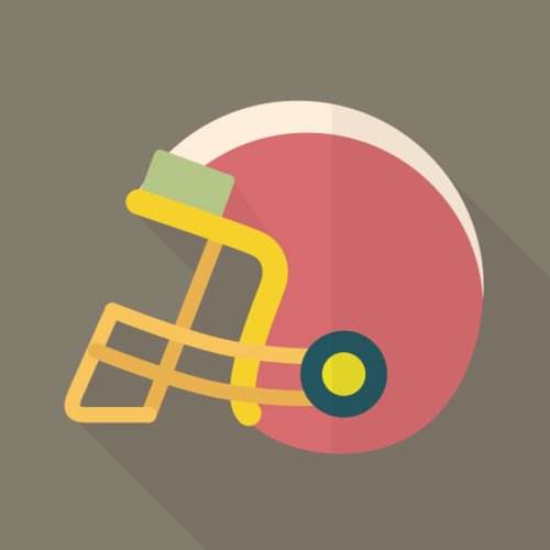 美式足球头盔图标