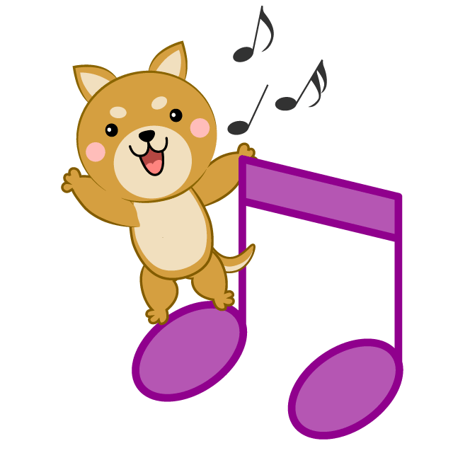 音符和狗