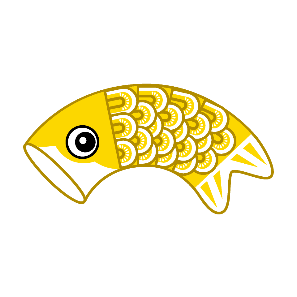 游泳的黄色子鲤
