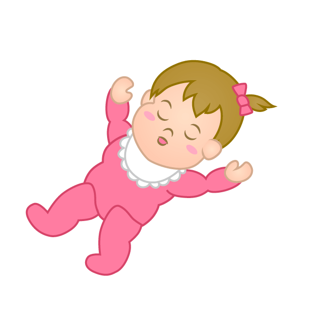居眠りする女の子赤ちゃん イラスト素材 超多くの無料かわいいイラスト素材