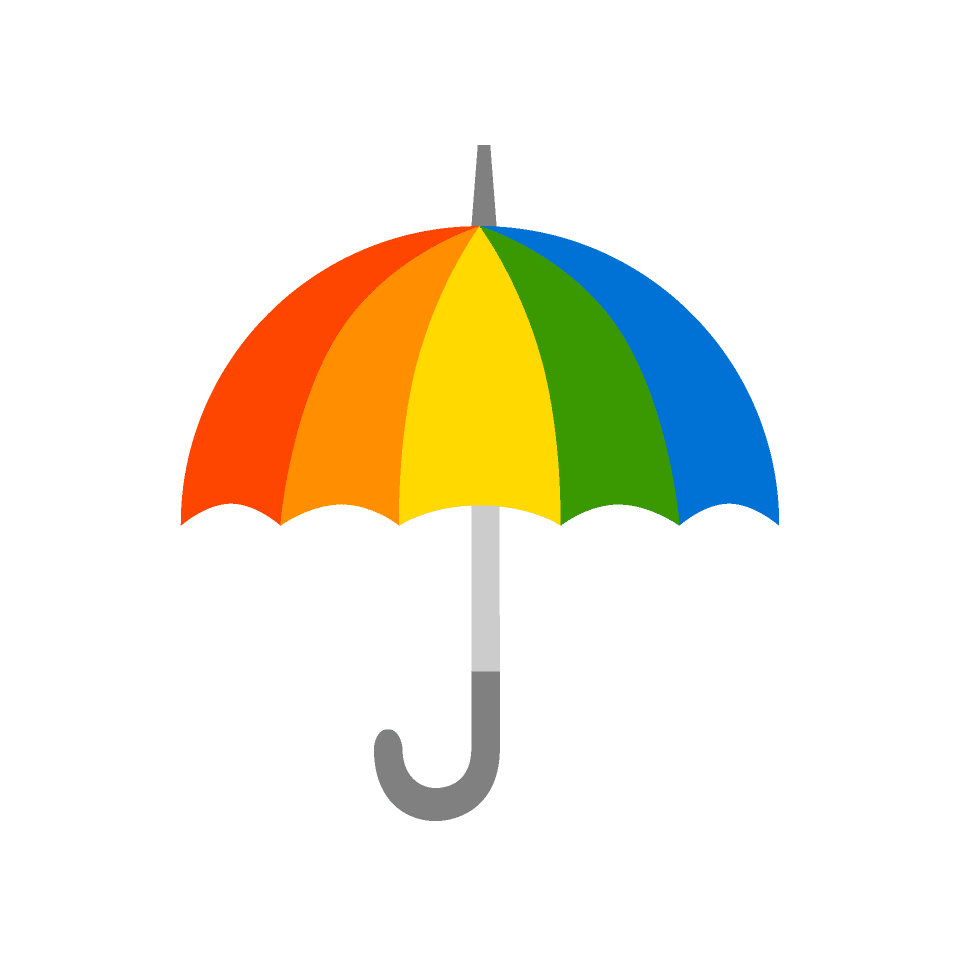 かわいい虹色の傘 イラスト素材 超多くの無料かわいいイラスト素材