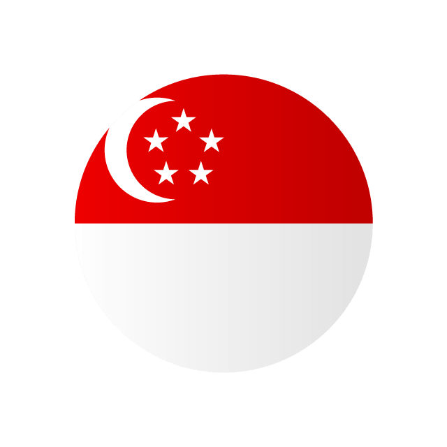 シンガポール国旗 円形 イラスト素材 超多くの無料かわいいイラスト素材