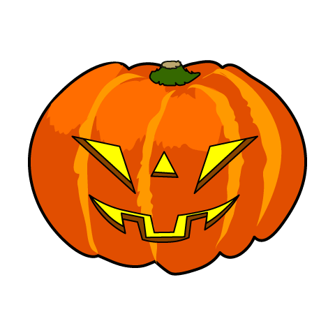 怒ったハロウィンかぼちゃ イラスト素材 超多くの無料かわいいイラスト素材