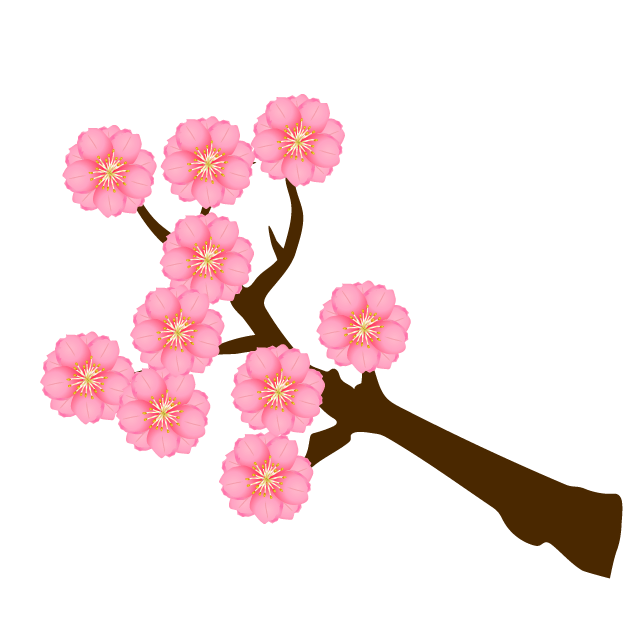 桃の花 イラスト素材 超多くの無料かわいいイラスト素材