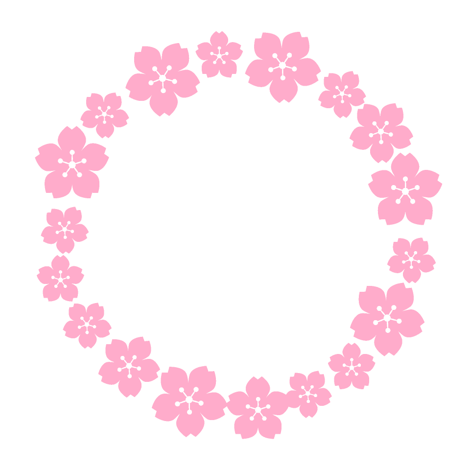 桜花マーク イラスト素材 超多くの無料かわいいイラスト素材