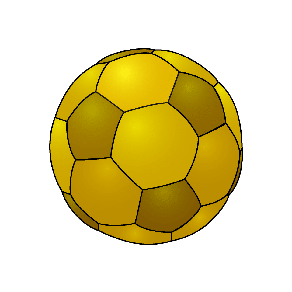 ゴールドサッカーボール イラスト素材 超多くの無料かわいいイラスト素材