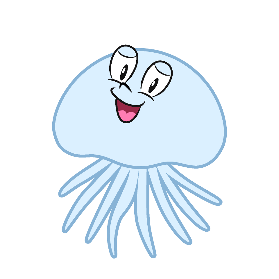 微笑的水母