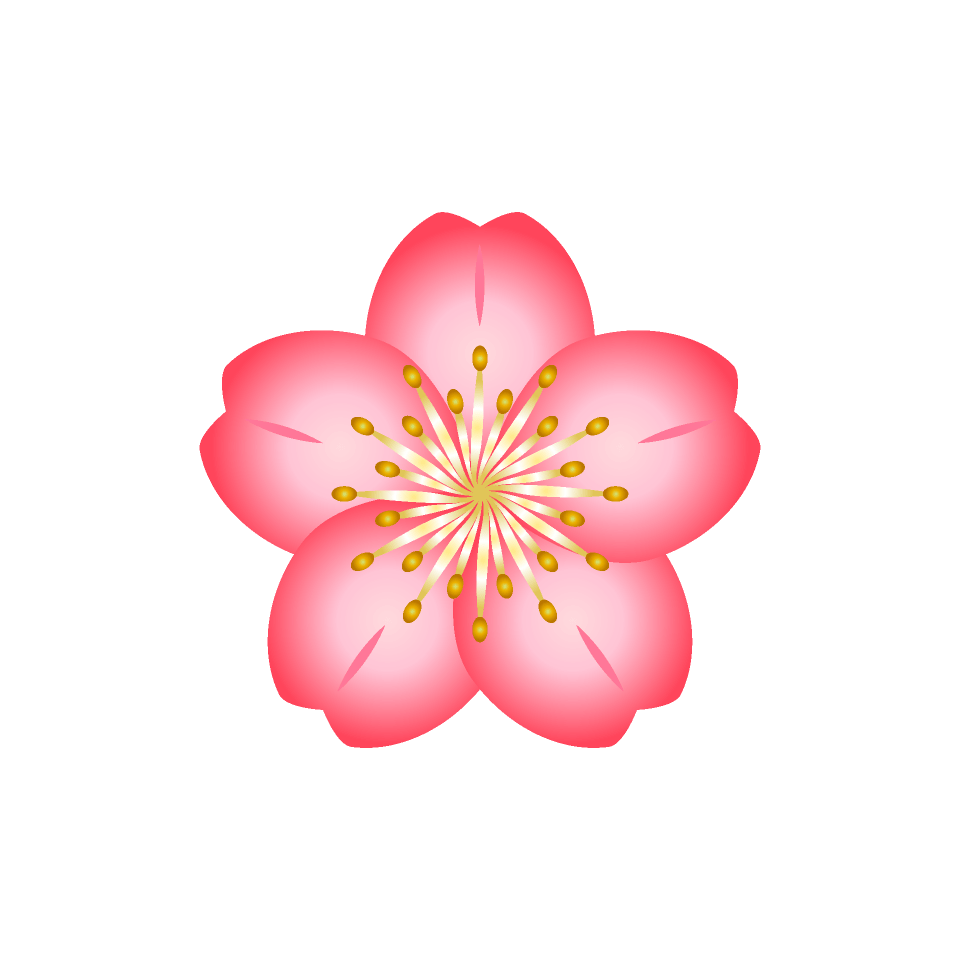 綺麗な桜の花 イラスト素材 超多くの無料かわいいイラスト素材