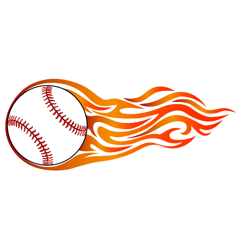 Orange Fireball Baseball Ball Illustration Material Lots Of Free Illustration Materials Images