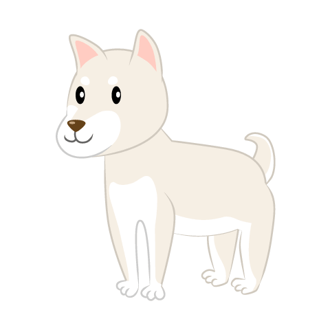 白い柴犬 イラスト素材 超多くの無料かわいいイラスト素材