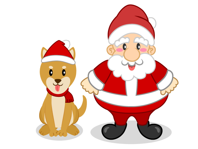 圣诞老人和狗