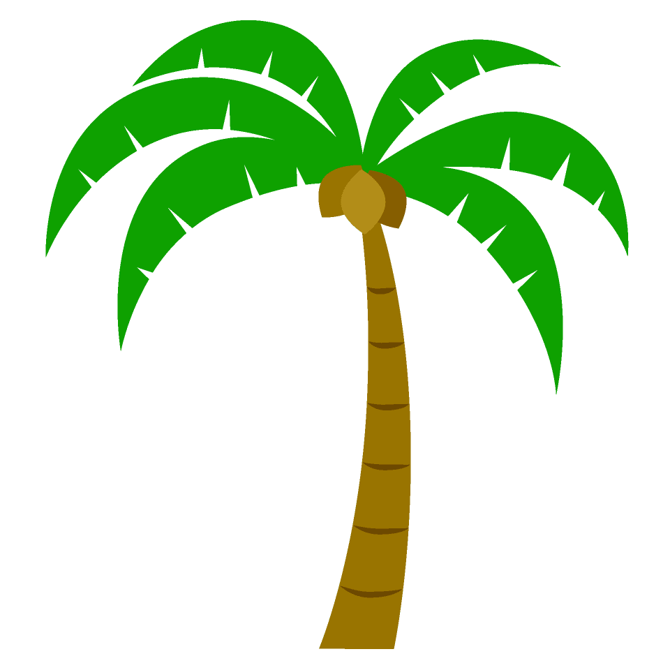 简单的棕榈树