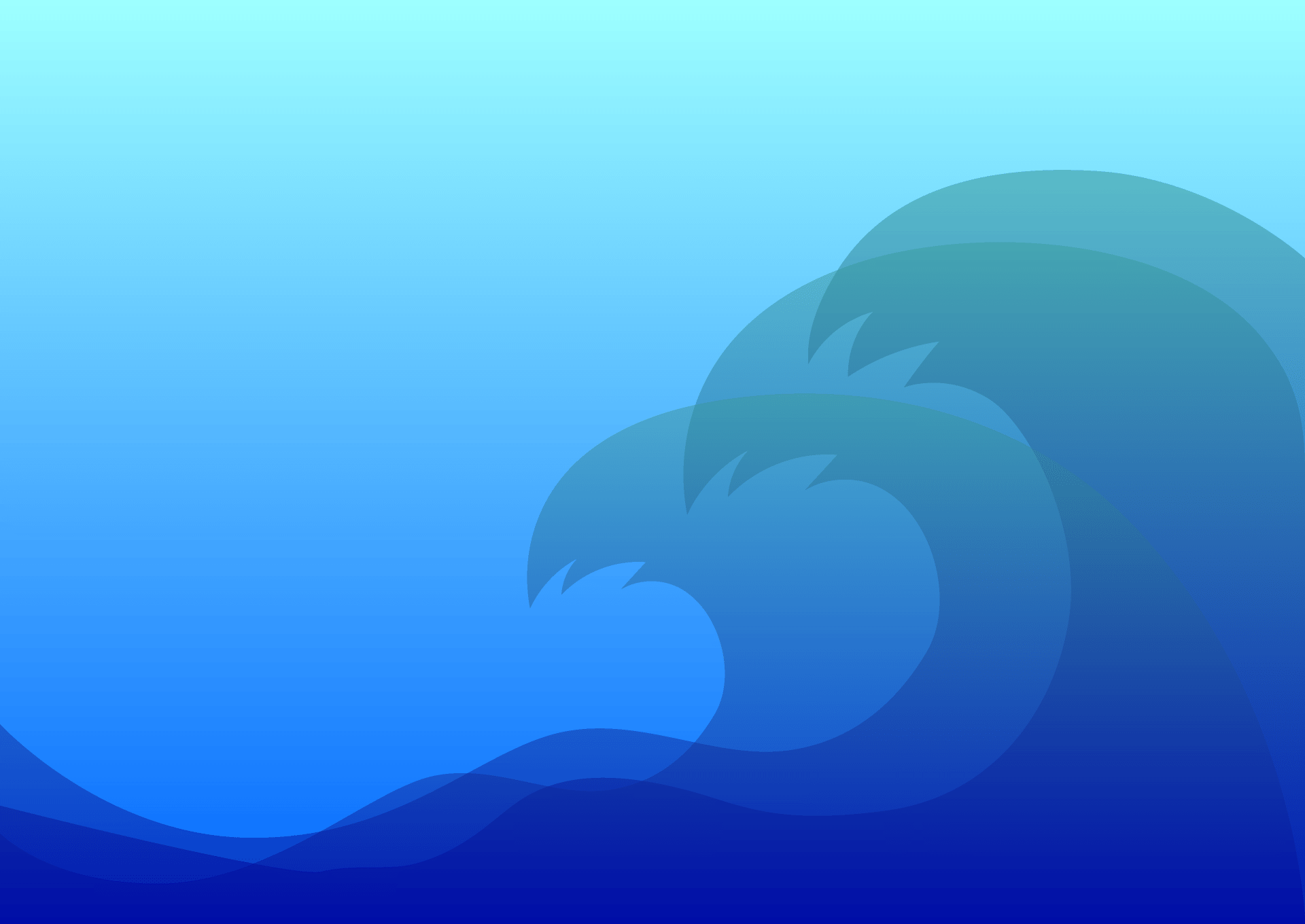 大海の大波
