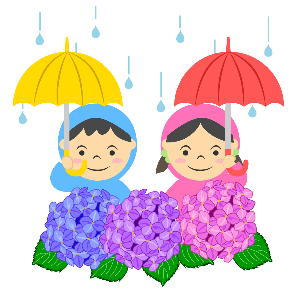 河童和紫阳花