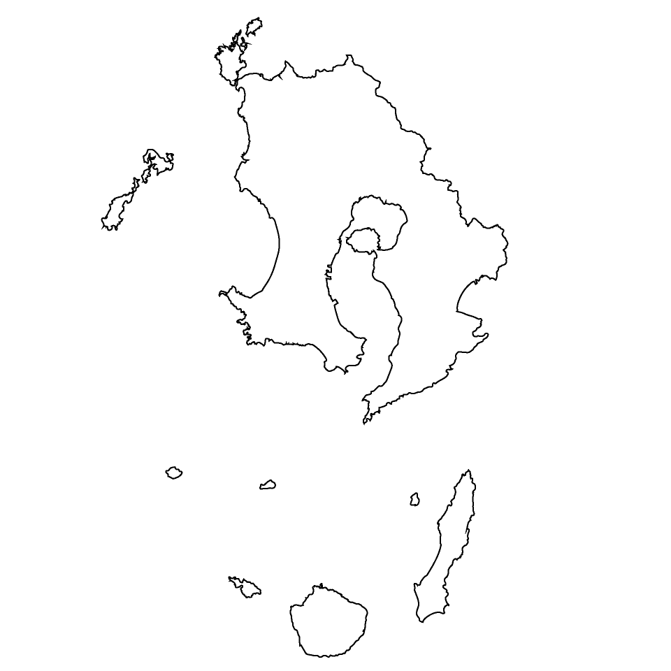 鹿儿岛县地图
