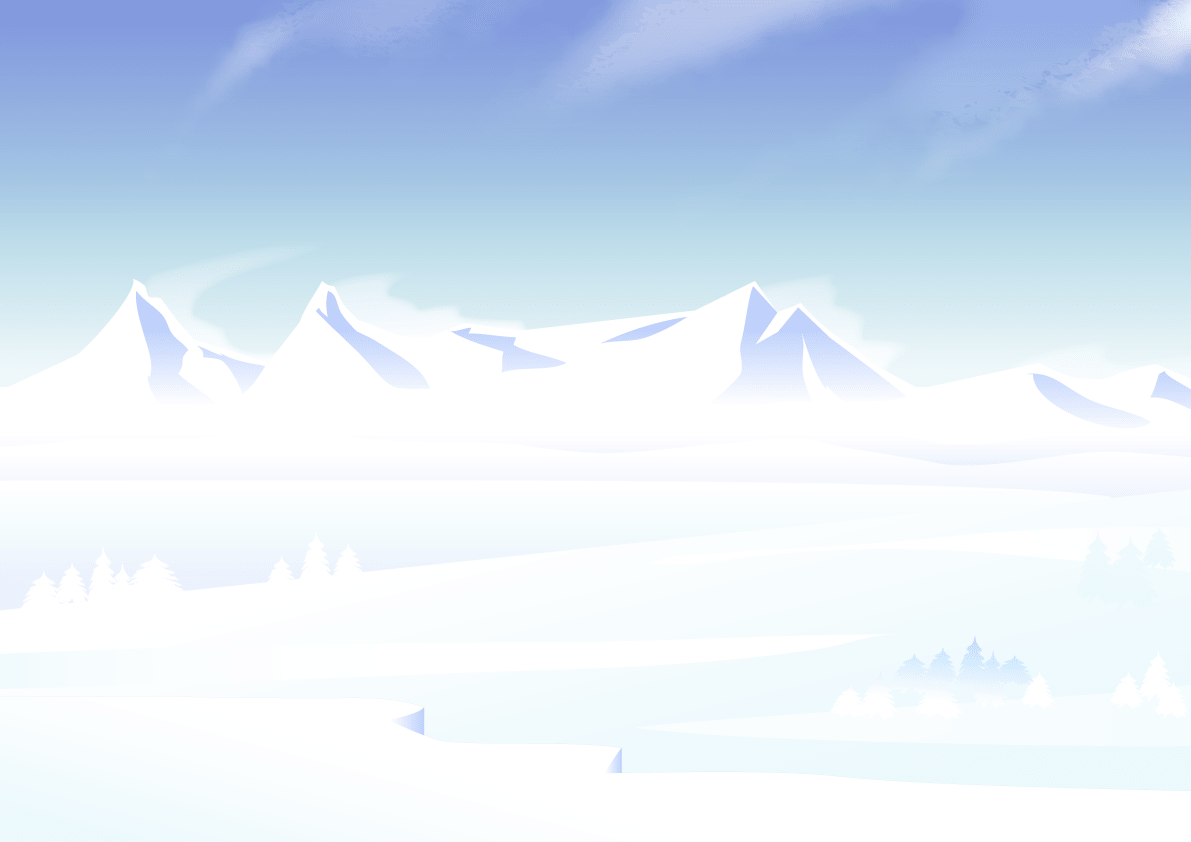 蓝天和雪景的背景