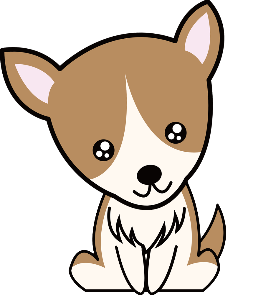 コーギー-犬gifアニメーション