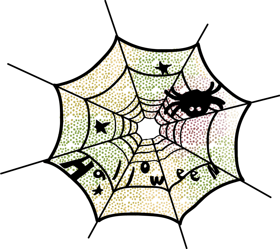蜘蛛の巣 かわいいハロウィン イラスト素材 超多くの無料かわいいイラスト素材