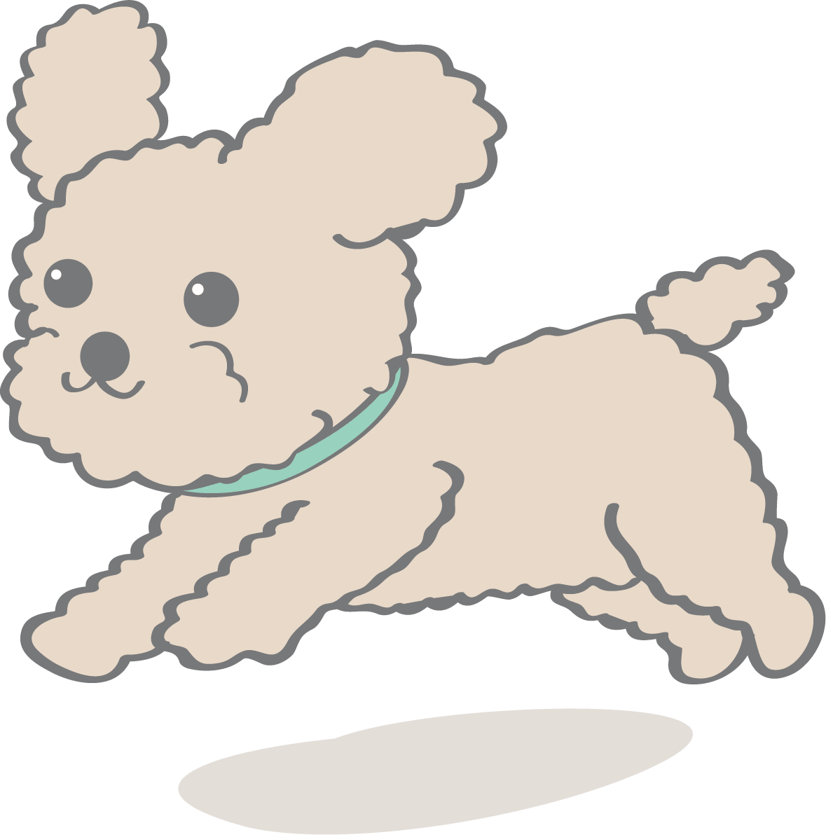 かわいいトイプードル 走る 犬 イラスト素材 超多くの無料かわいいイラスト素材