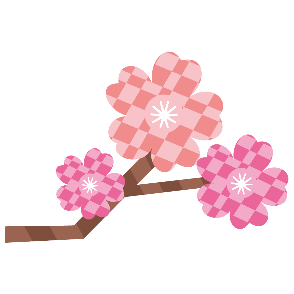 チェック桜 春 イラスト素材 超多くの無料かわいいイラスト素材