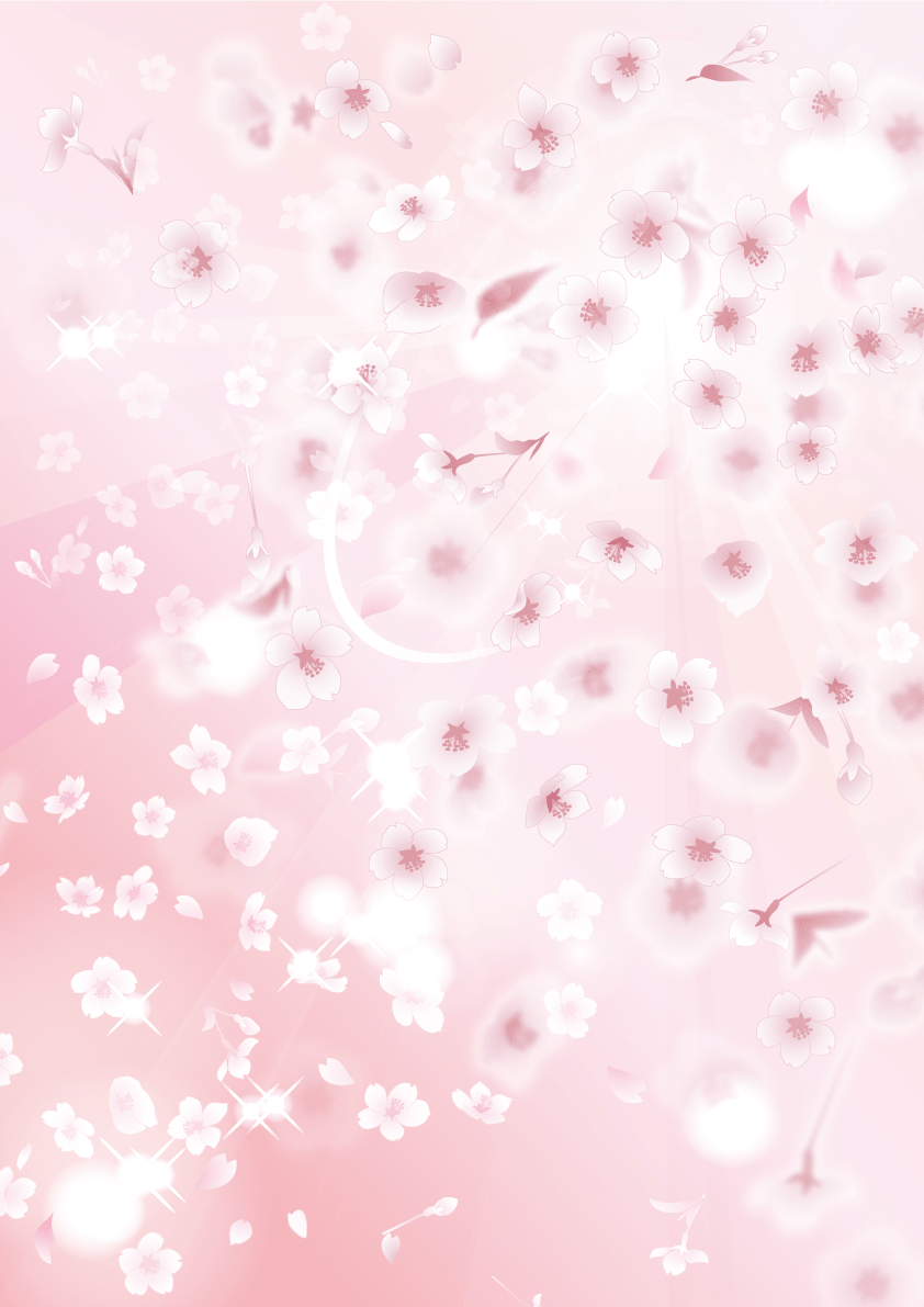縦の桜の光と幻想的な背景フリーイラスト画像 イラスト素材 超多くの無料かわいいイラスト素材