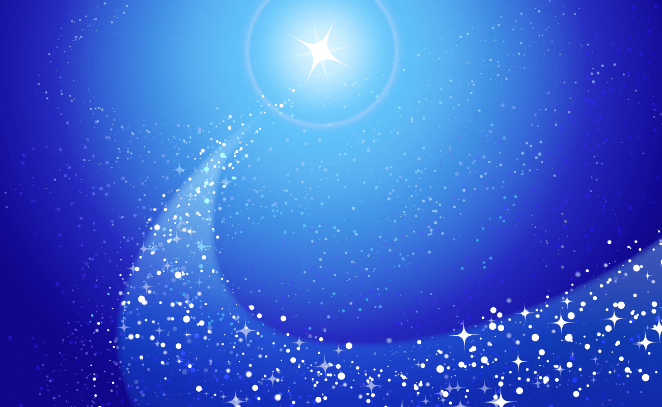 时尚美丽的星空(银河风)流星背景(蓝色)