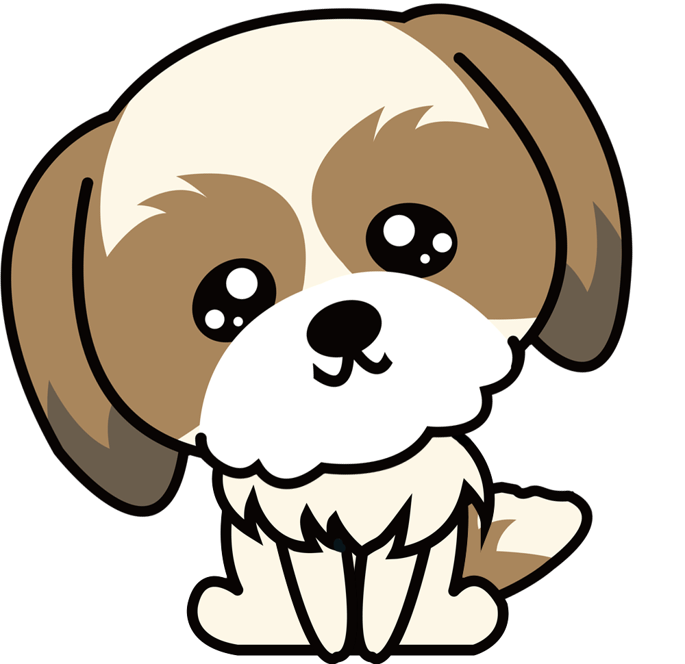 シーズー 犬gifアニメーション イラスト素材 超多くの無料かわいいイラスト素材