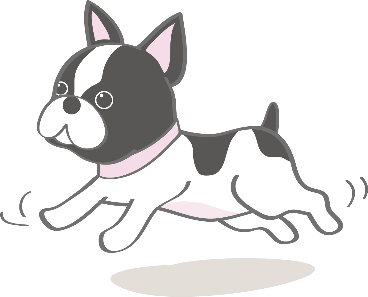 かわいいフレンチ ブルドッグ 走る 犬 イラスト素材 超多くの無料かわいいイラスト素材