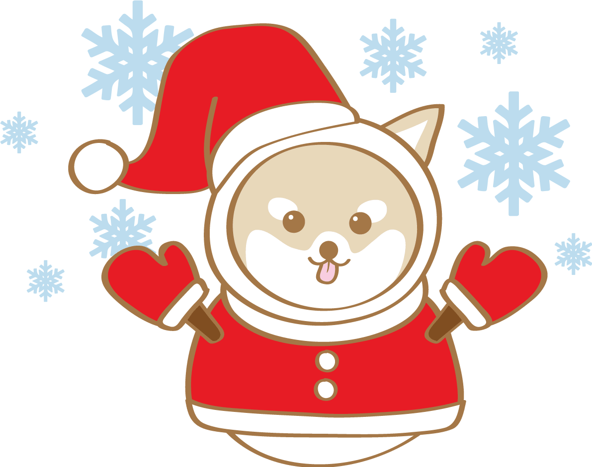 圣诞节(柴犬雪人)