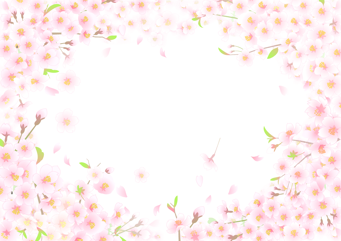 桜の花がおしゃれに咲く背景