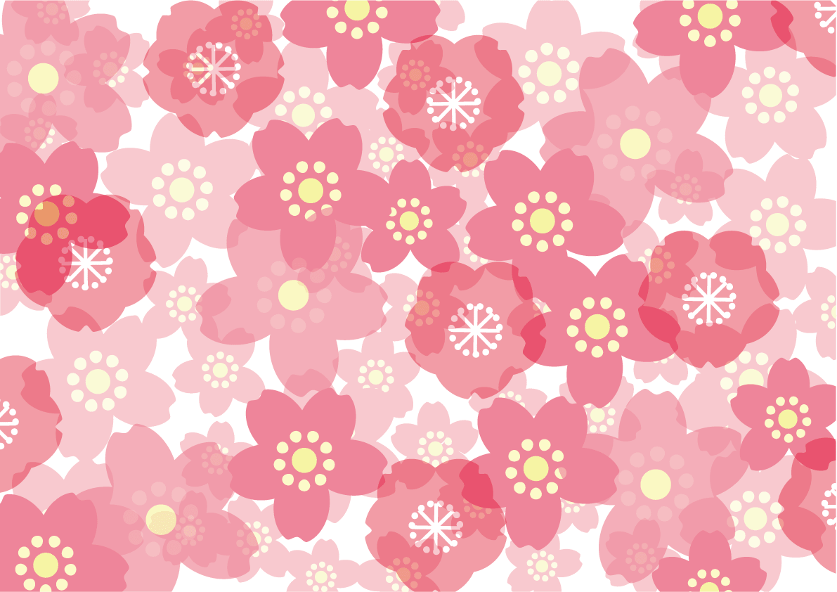 桜イラスト 春の背景 かわいい柄模様 イラスト素材 超多くの無料かわいいイラスト素材
