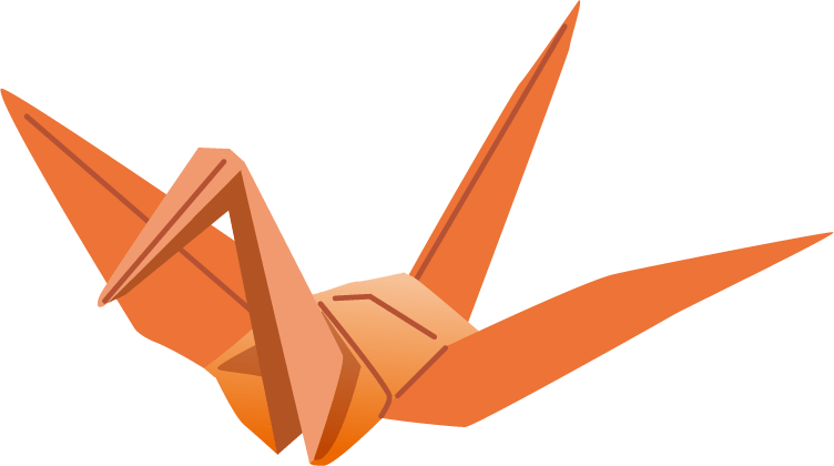 折纸鹤(红色)