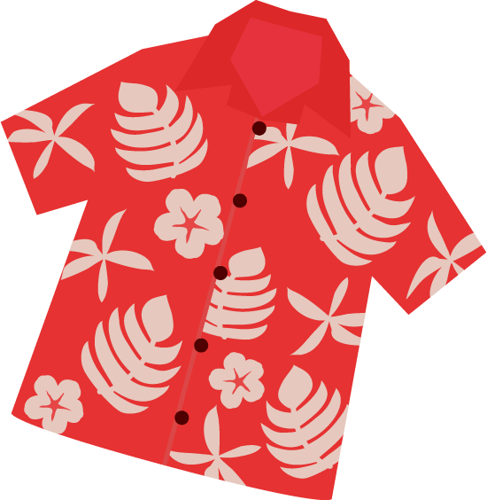 Aloha Shirt Illustration Material Lots Of Free Illustration Materials Images