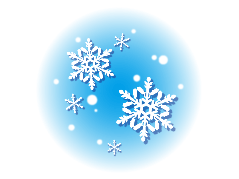 雪の結晶素材
