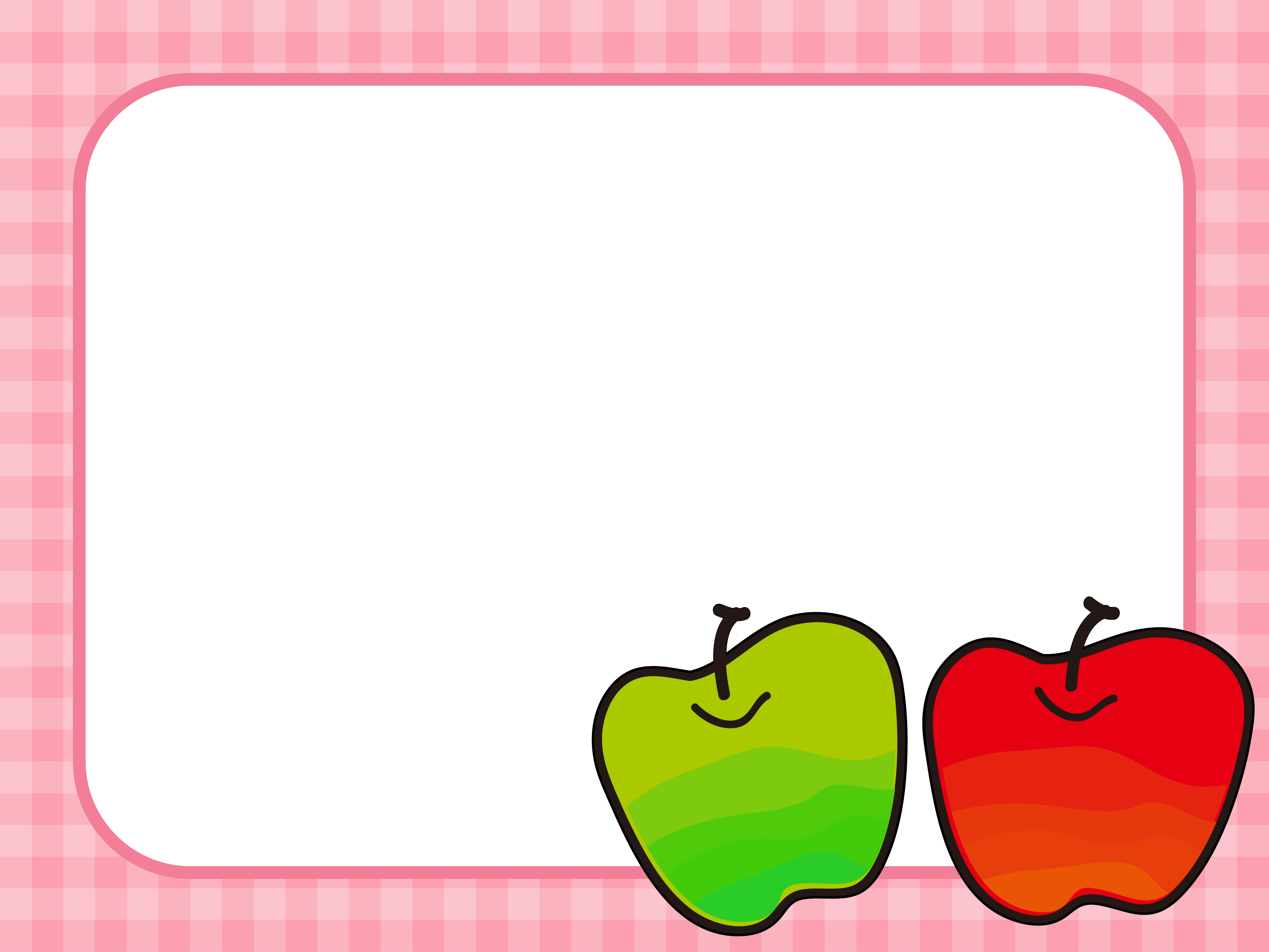 两个苹果的装饰框