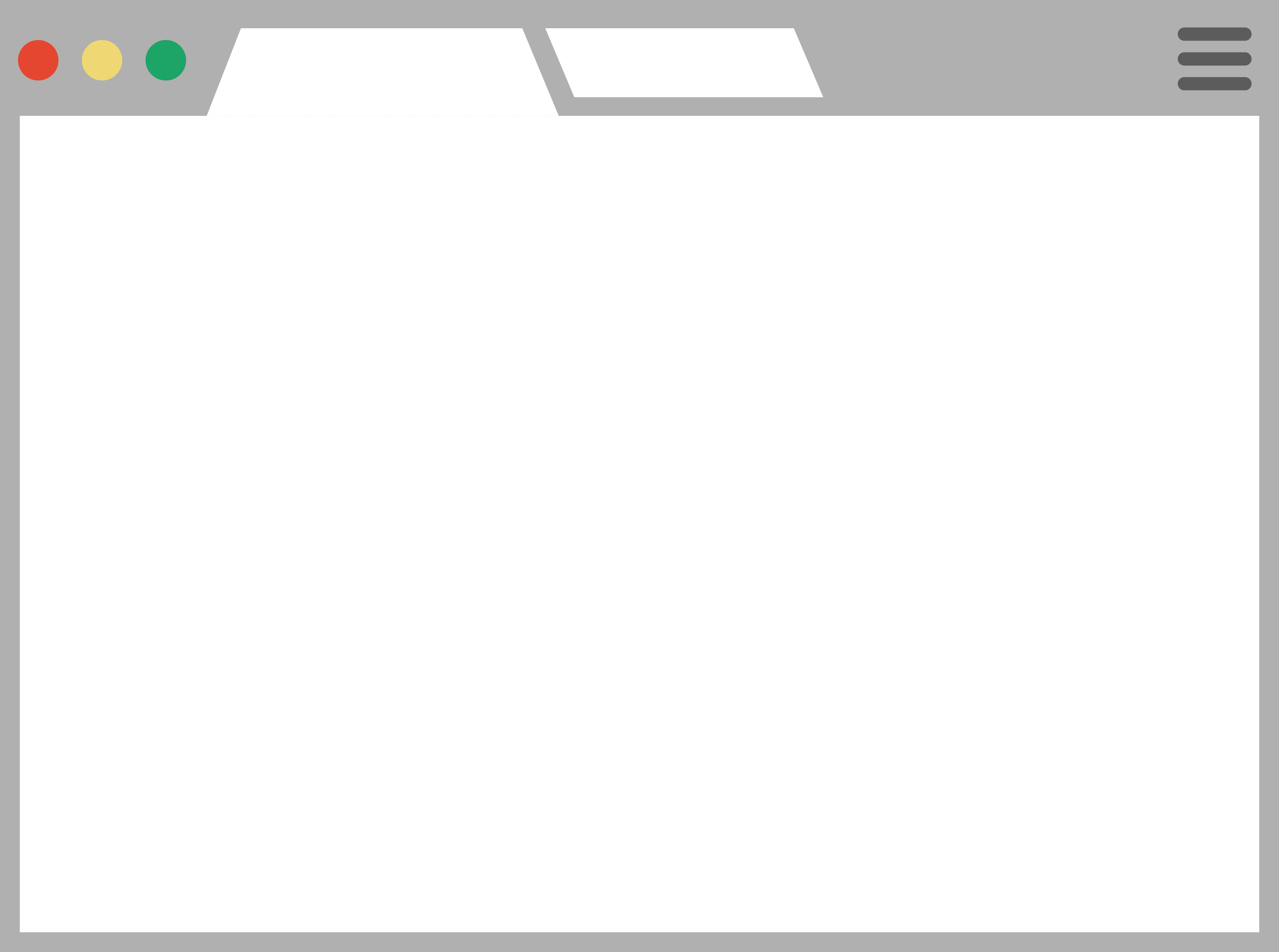 网页浏览器风格框架的装饰框