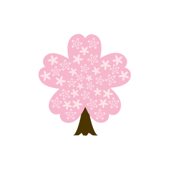 図案桜の木 イラスト素材 超多くの無料かわいいイラスト素材